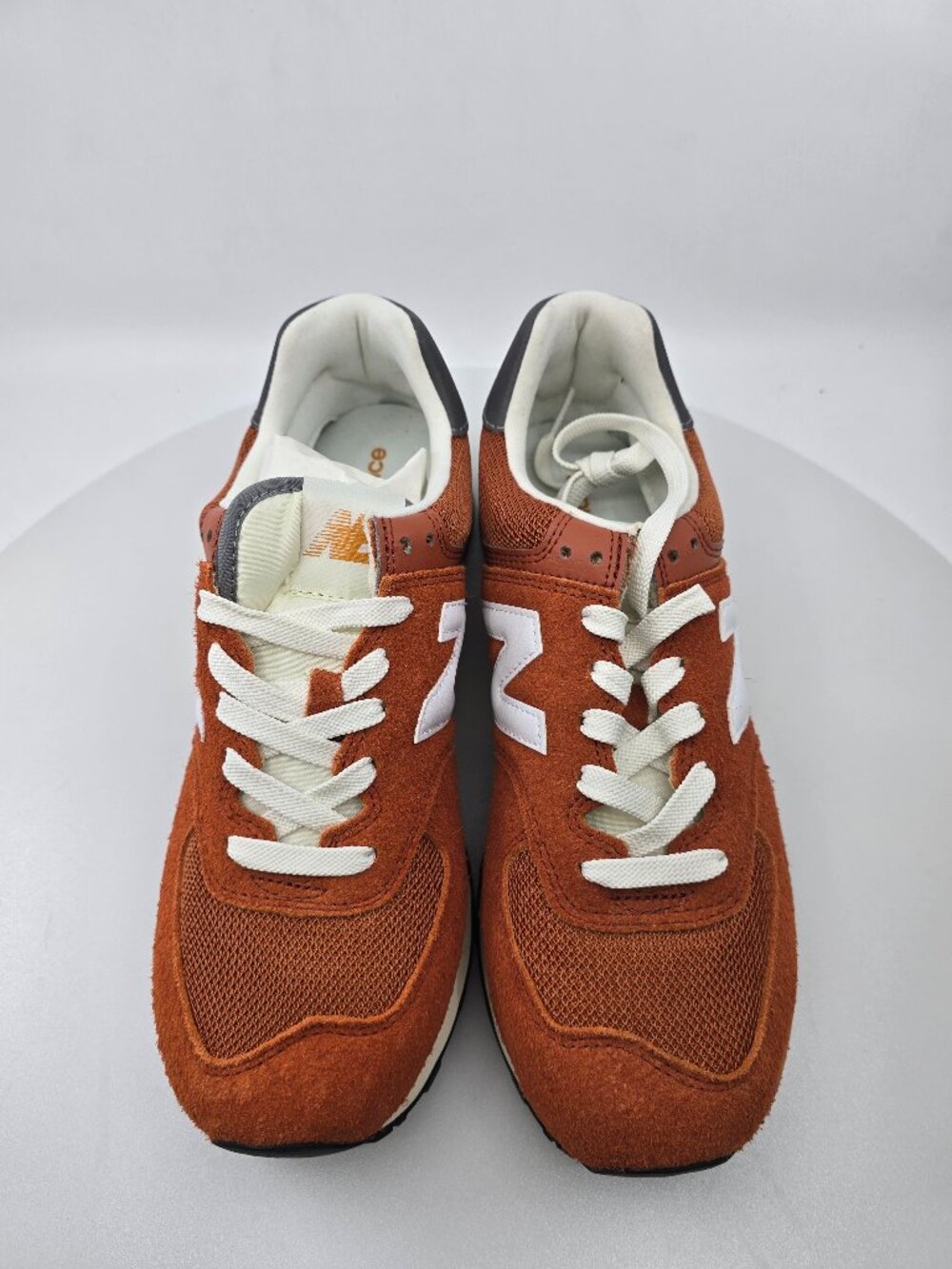 New Balance 574 Heritage Orange Burst White U574HT2 Authentic Men Sneakers SIZE9
